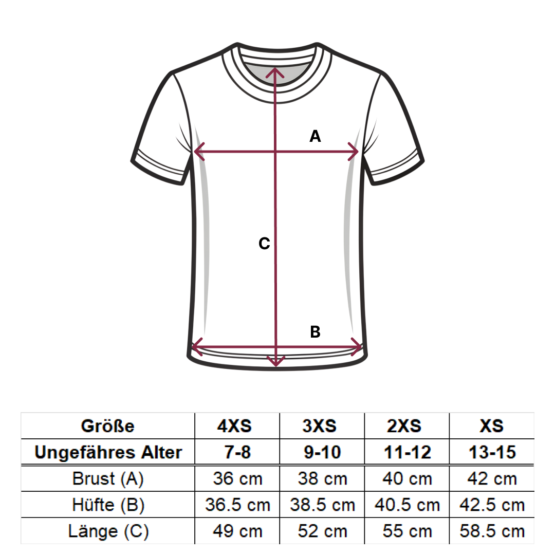 Size guide – Triko Růžové – DE