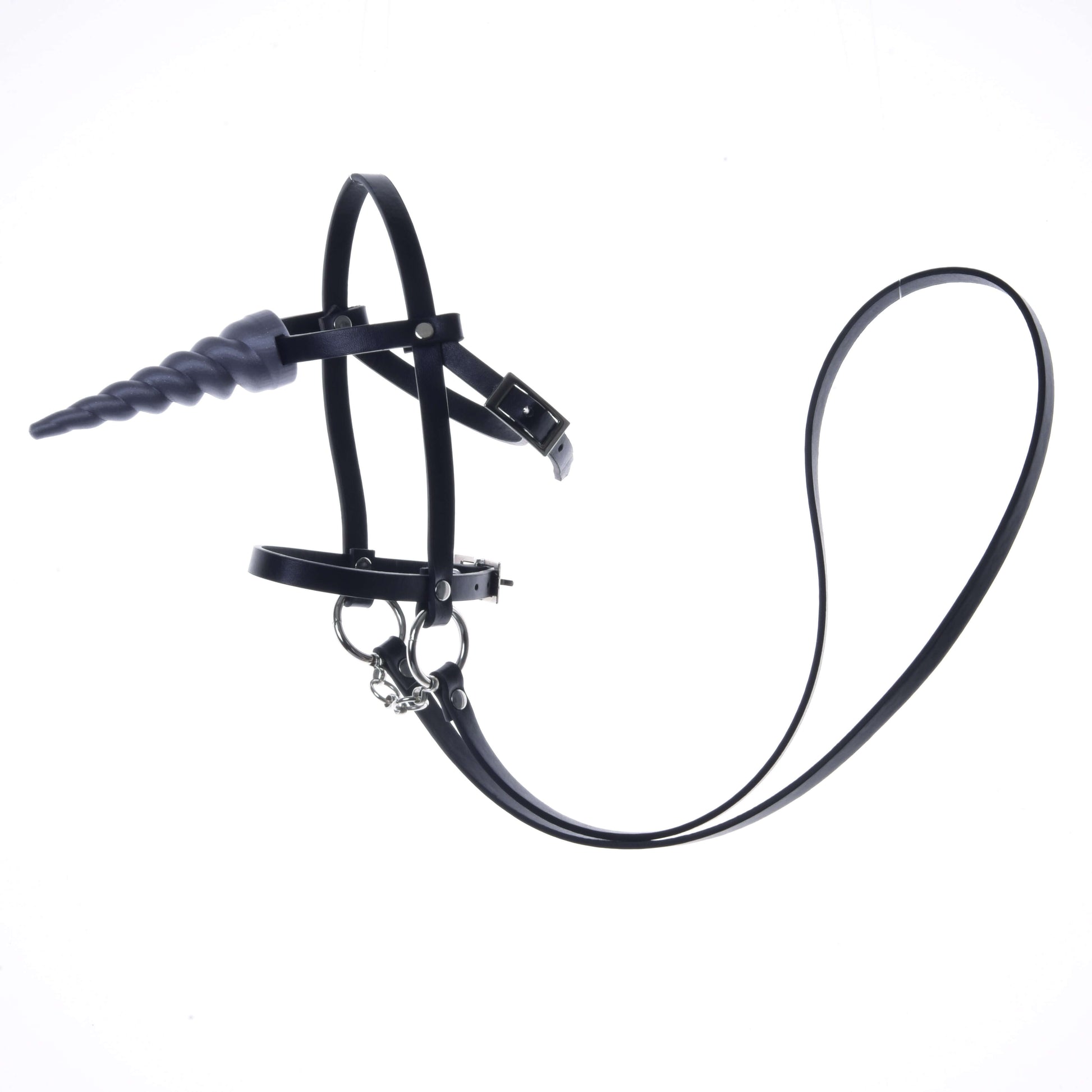 Hobby Horse Einhorn Silver mit Trense und Halfter