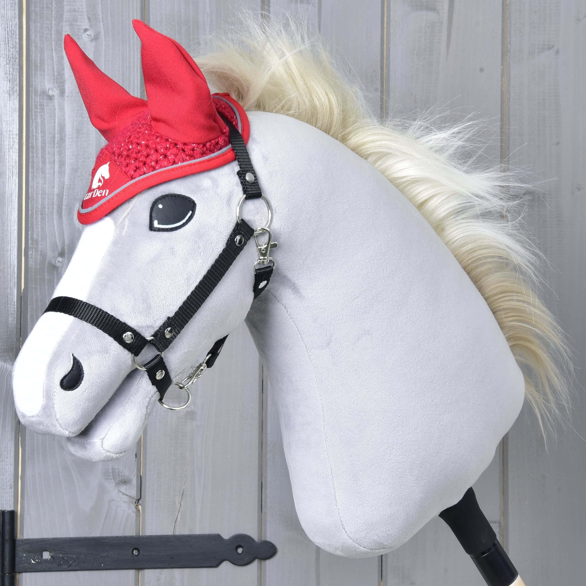 Ohrenkappe gehäkelt Red Sport