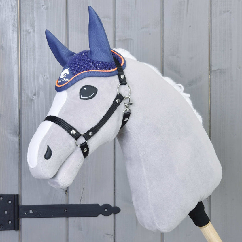 Bonnet d’oreilles au crochet Bleu Sport
