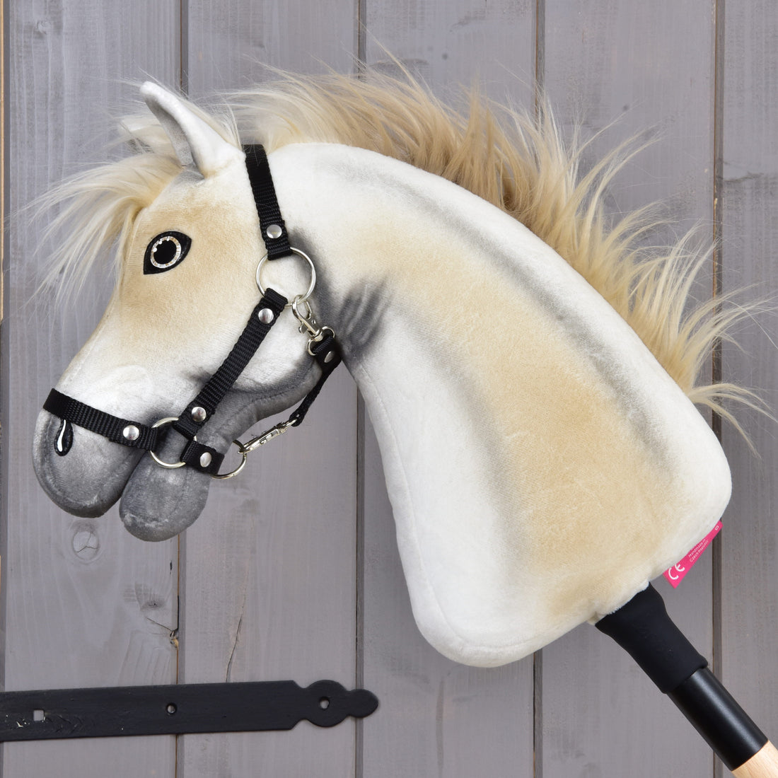 Hobby Horse Honey Pearl with Black Halter - size S