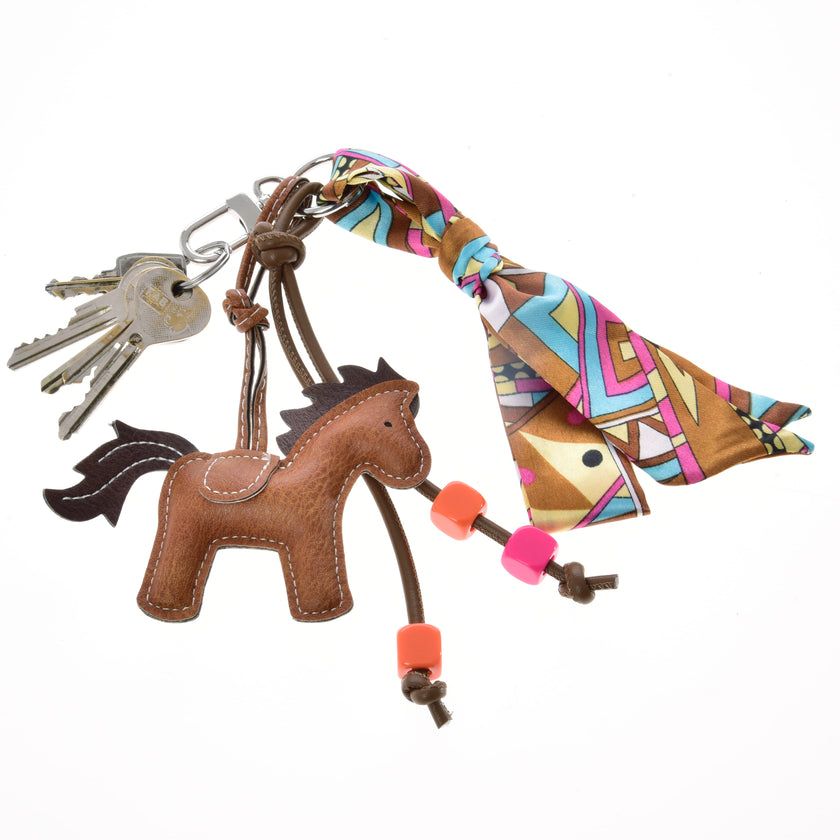 Schlüsselanhänger Horse Brown