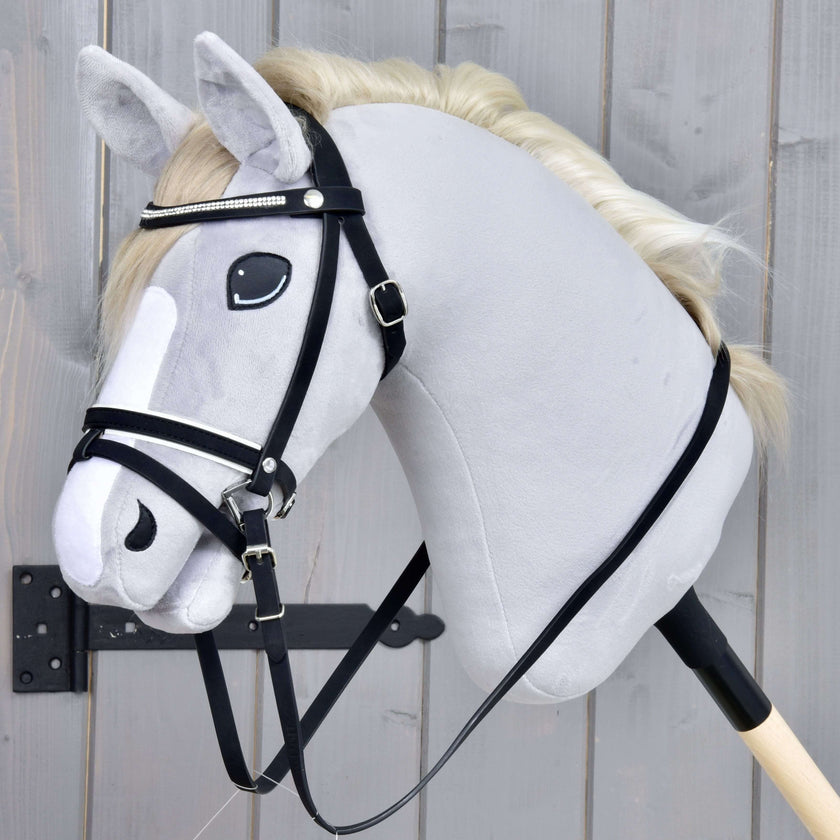 Komplette De Luxe Trense mit 2 Stirnbänder