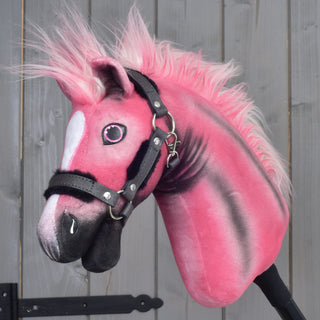 Hobby Horse LarDen Pinkie with a glittery halter