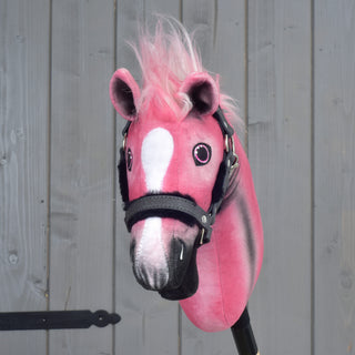 Hobby Horse LarDen Pinkie with a glittery halter