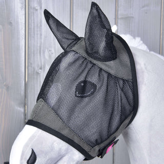 Masque anti-mouches De Luxe Gris