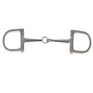 Hobby Horse LarDen Gebiss D-Ring ist eine Wassertrense aus Metall mit zwei D-förmigen Ringen und einem gebrochenen Mundstück, geeignet für englische und Western-Zaumzeuge, und in verschiedenen Gebissgrößen erhältlich.