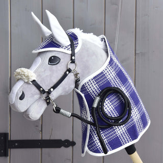 Ensemble Cube (couverture, bonnet d'oreilles, longe, licol avec fourrure)