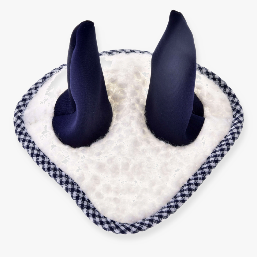 Bonnet d’oreilles cube bleu