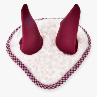 Bonnet d’oreilles cube rouge