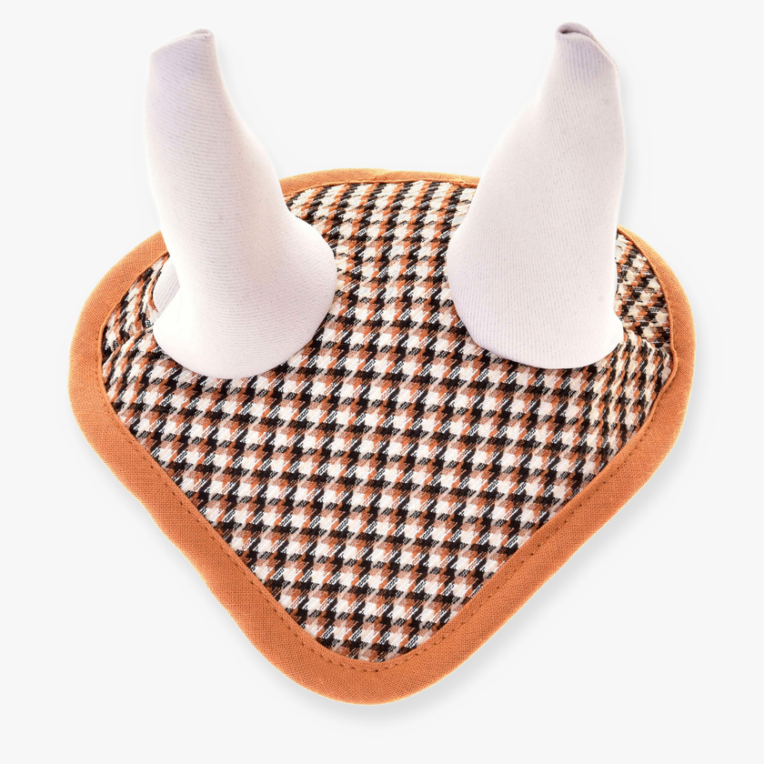 Bonnet d’oreilles anglais marron à carreaux