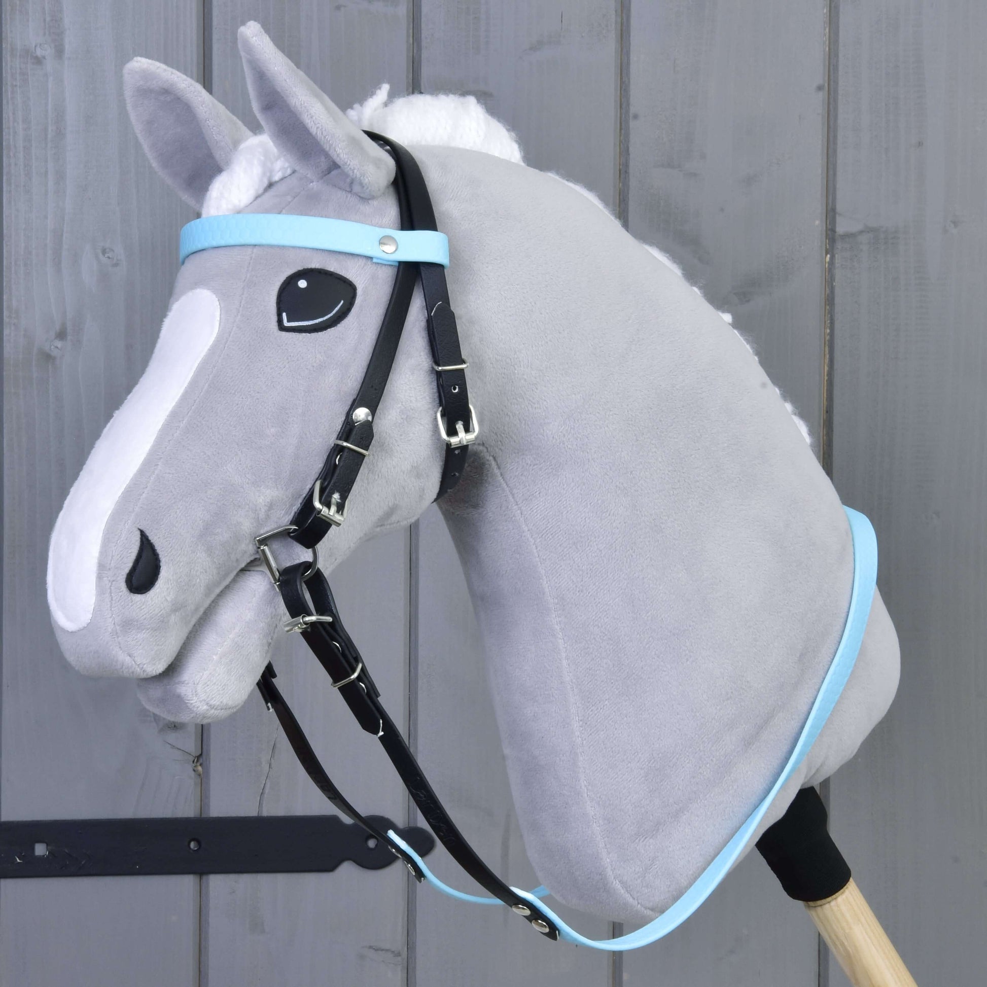 Komplettes Zaumzeug ohne Nasenriemen Light Blue