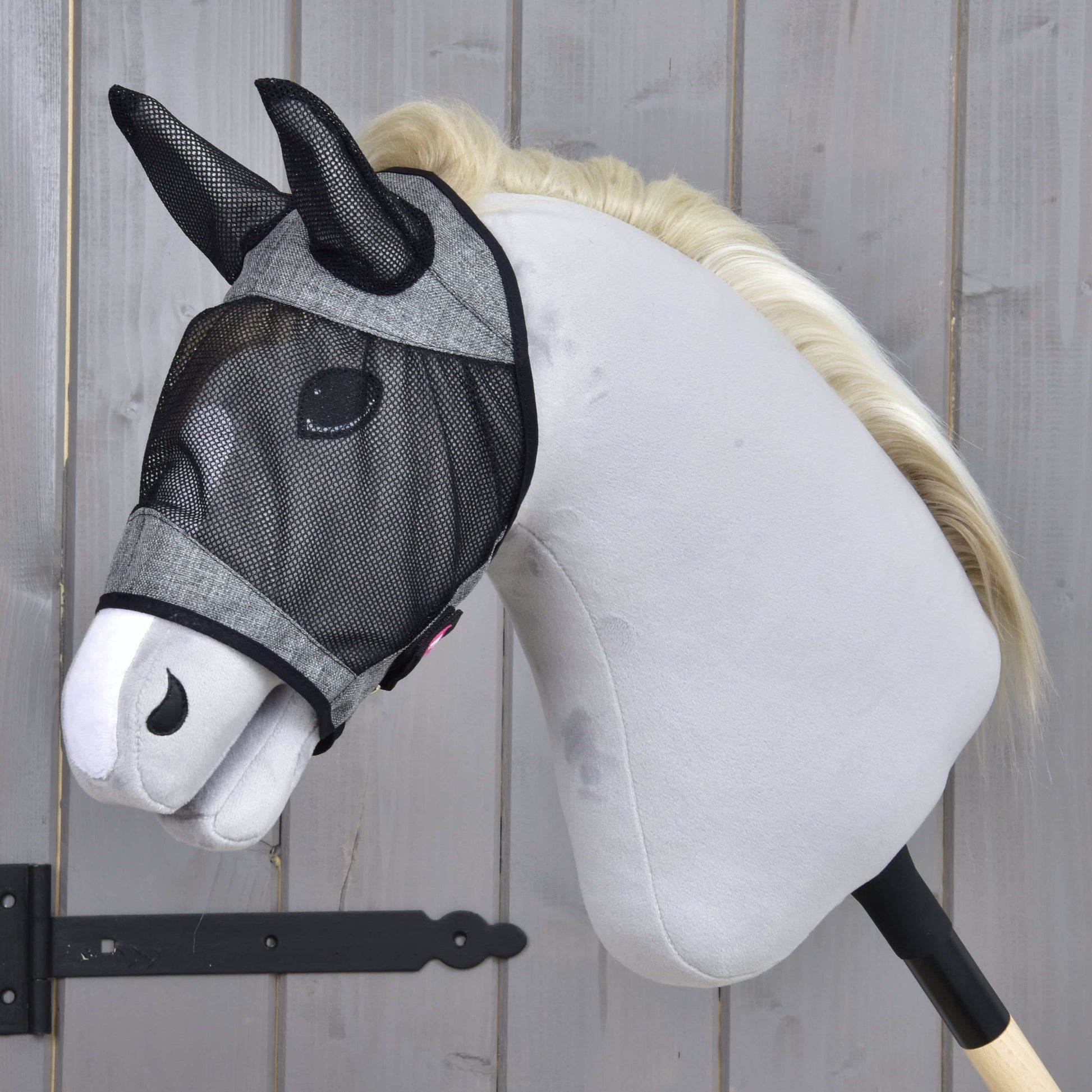 Masque anti-mouches De Luxe Gris Clair