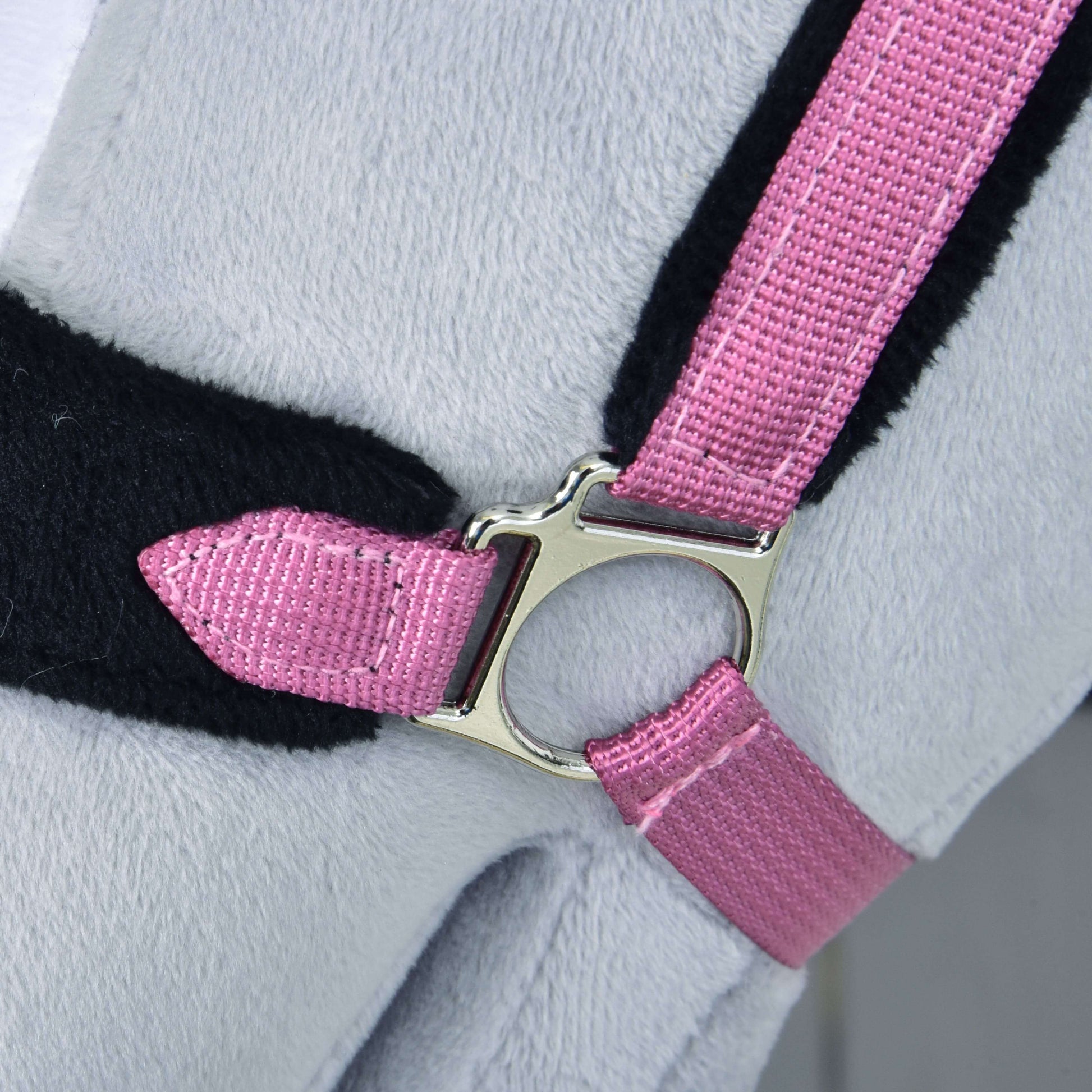 Licol en fourrure LarDen rose
