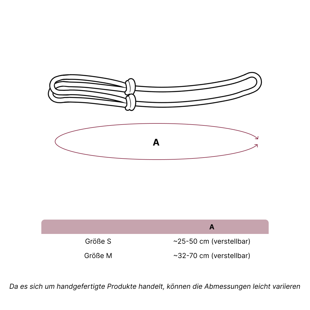 Size guide – Cordeo XS – DE