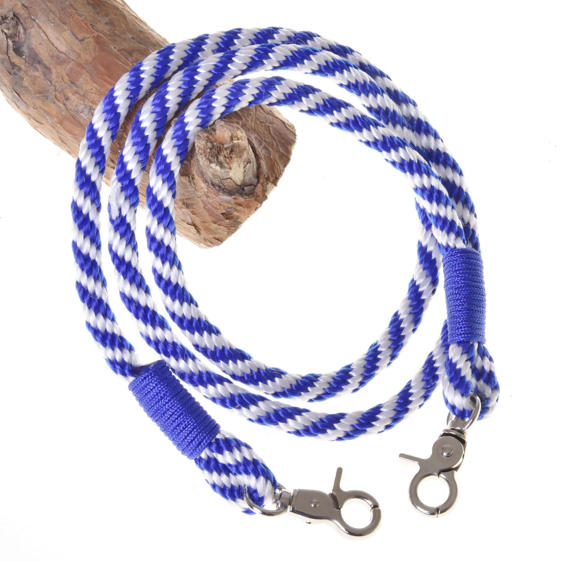 Hobby Horse - Rênes rayure bleue